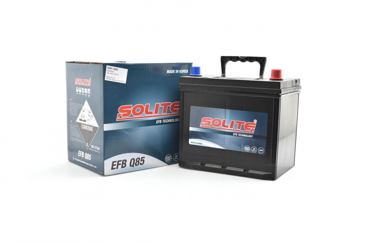 Аккумулятор solite efb q85